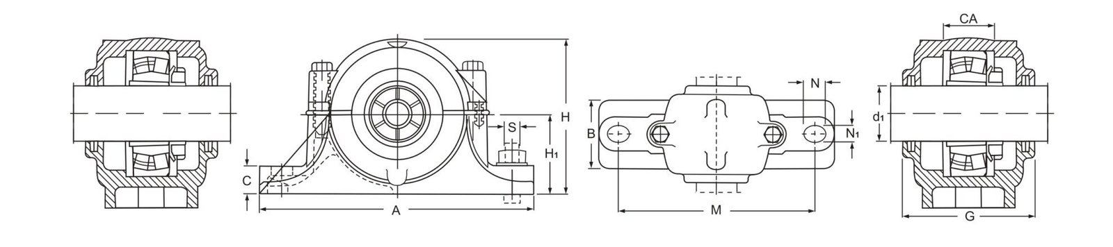 Series SN 500 Technical Diagram