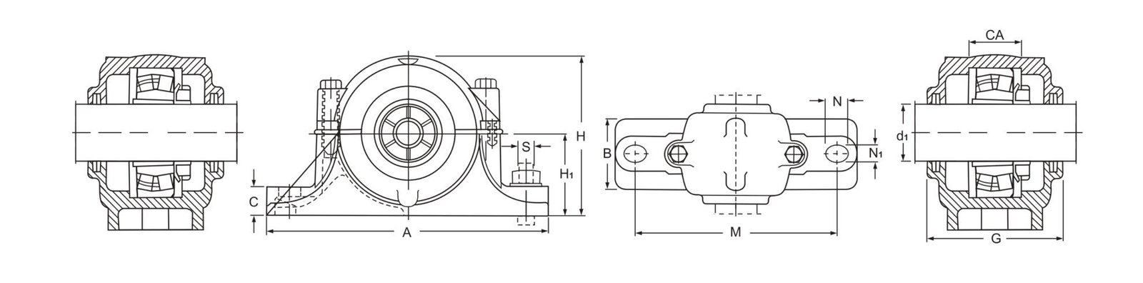 Series SN 600 Technical Diagram