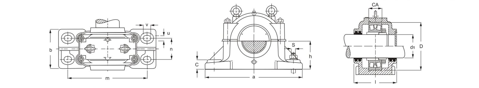 Series SD 500 and SD 600 Technical Diagram